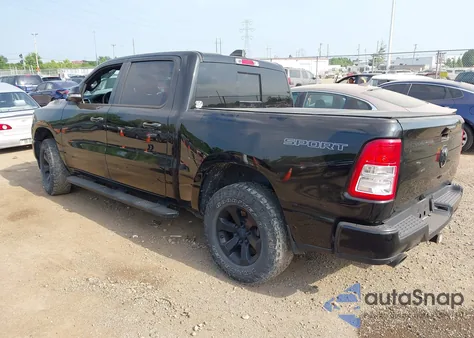 2021 Ram 1500 Big Horn 4X4 5'7 Box from USA, damaged, VIN 1C6SRFFT4MN818902